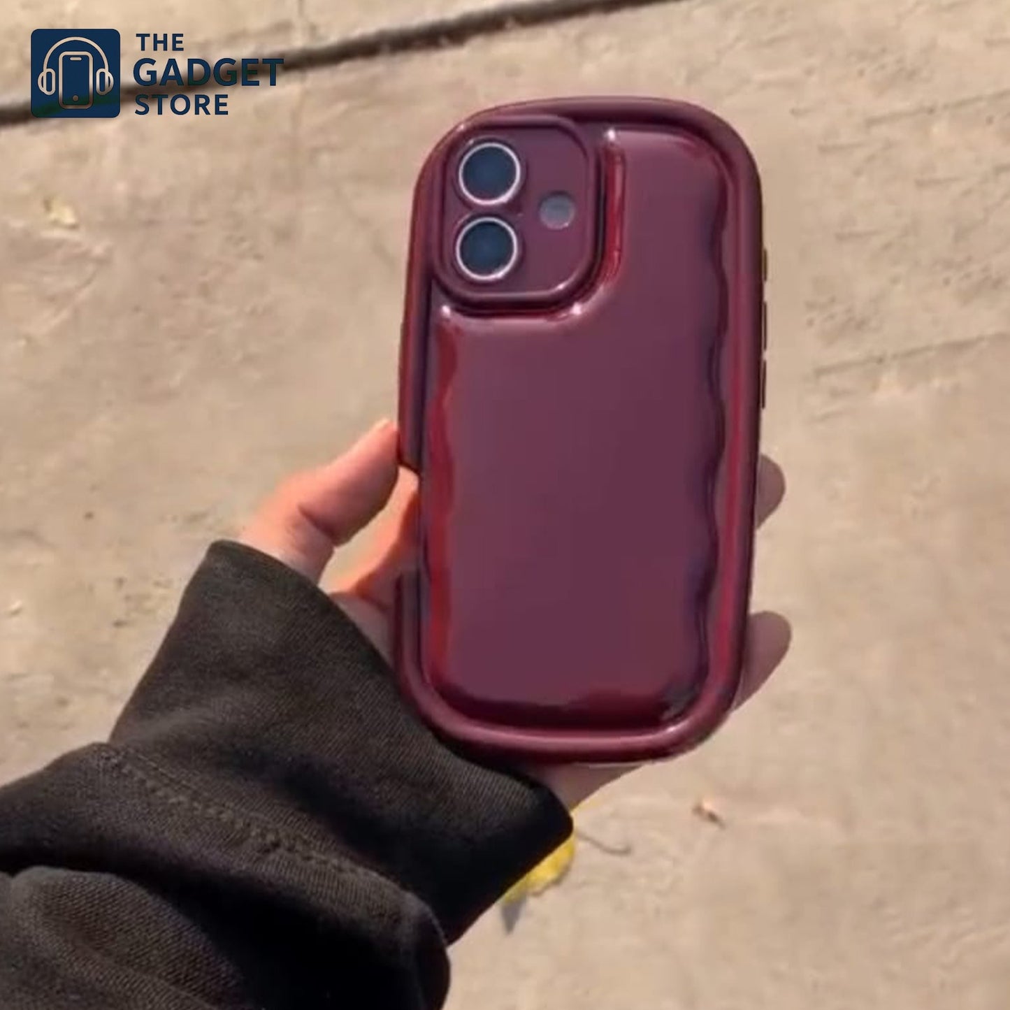 Jelly Bean Case-maroon edition