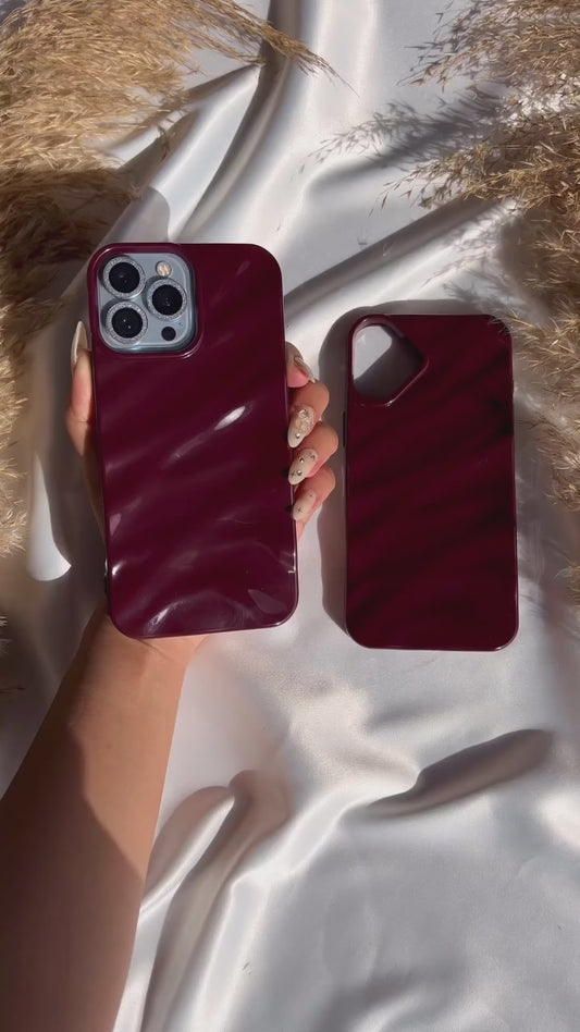 Glossy Wave Armor-wine red edition